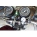 Triumph Bonneville T120 T140 TSX TSS BSA A65 Oil Gauge Kit Normal (White Panel Instrument)